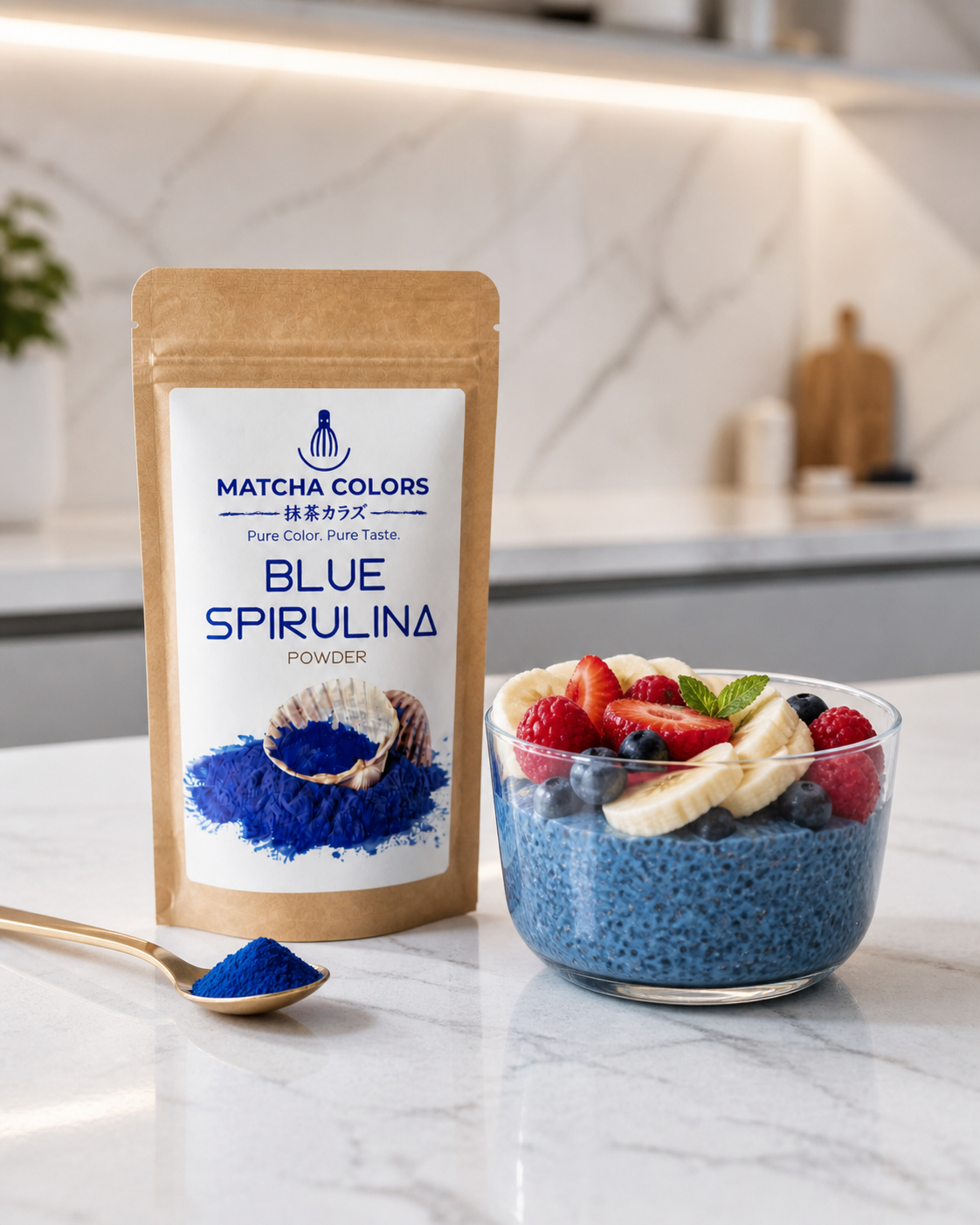 Blue Spirulina . Espirulina Azul