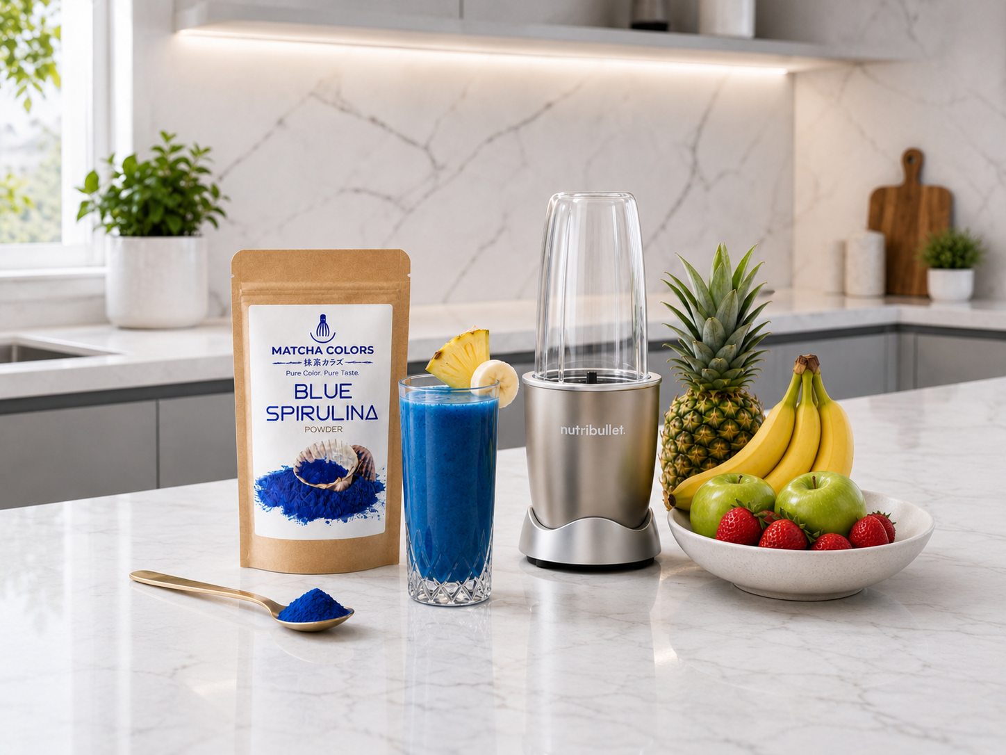 Blue Spirulina . Espirulina Azul