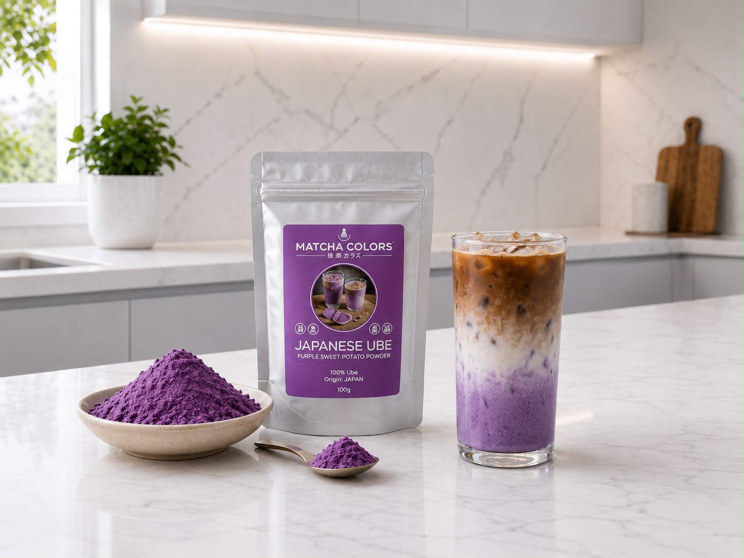 JAPANESE UBE - PURPLE SWEET POTATO POWDER