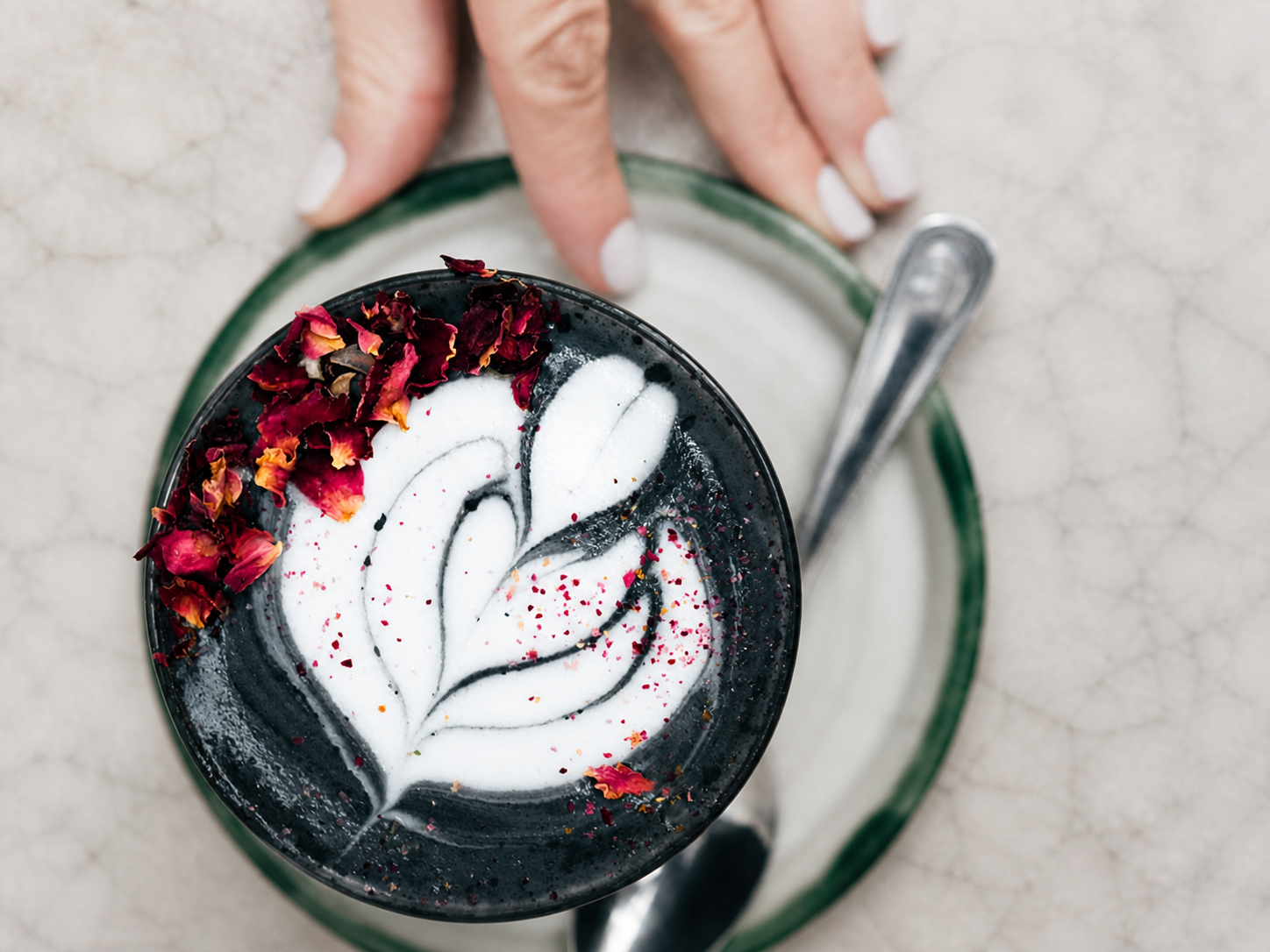 Mélange de matcha noir 
