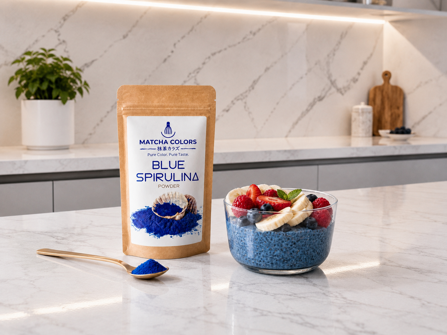 Blue Spirulina . Espirulina Azul