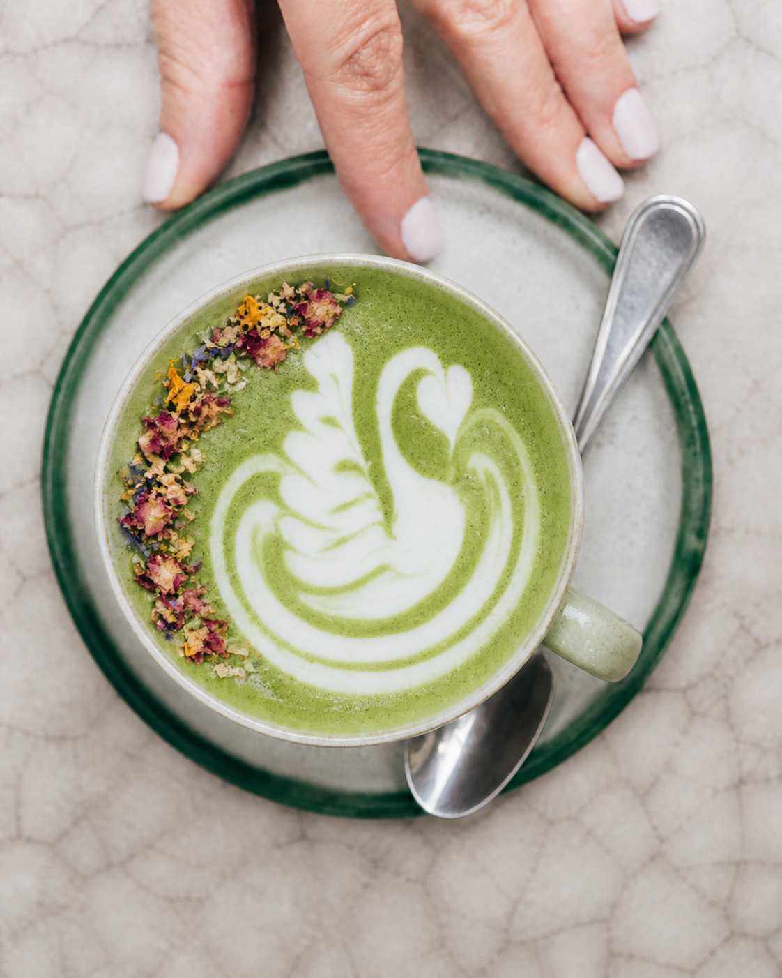 Mélange de matcha vert 