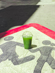 Granizado verde de matcha para llevar en la calle #green-matcha-blend #japanese-matcha-premium
