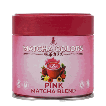 pink matcha blend