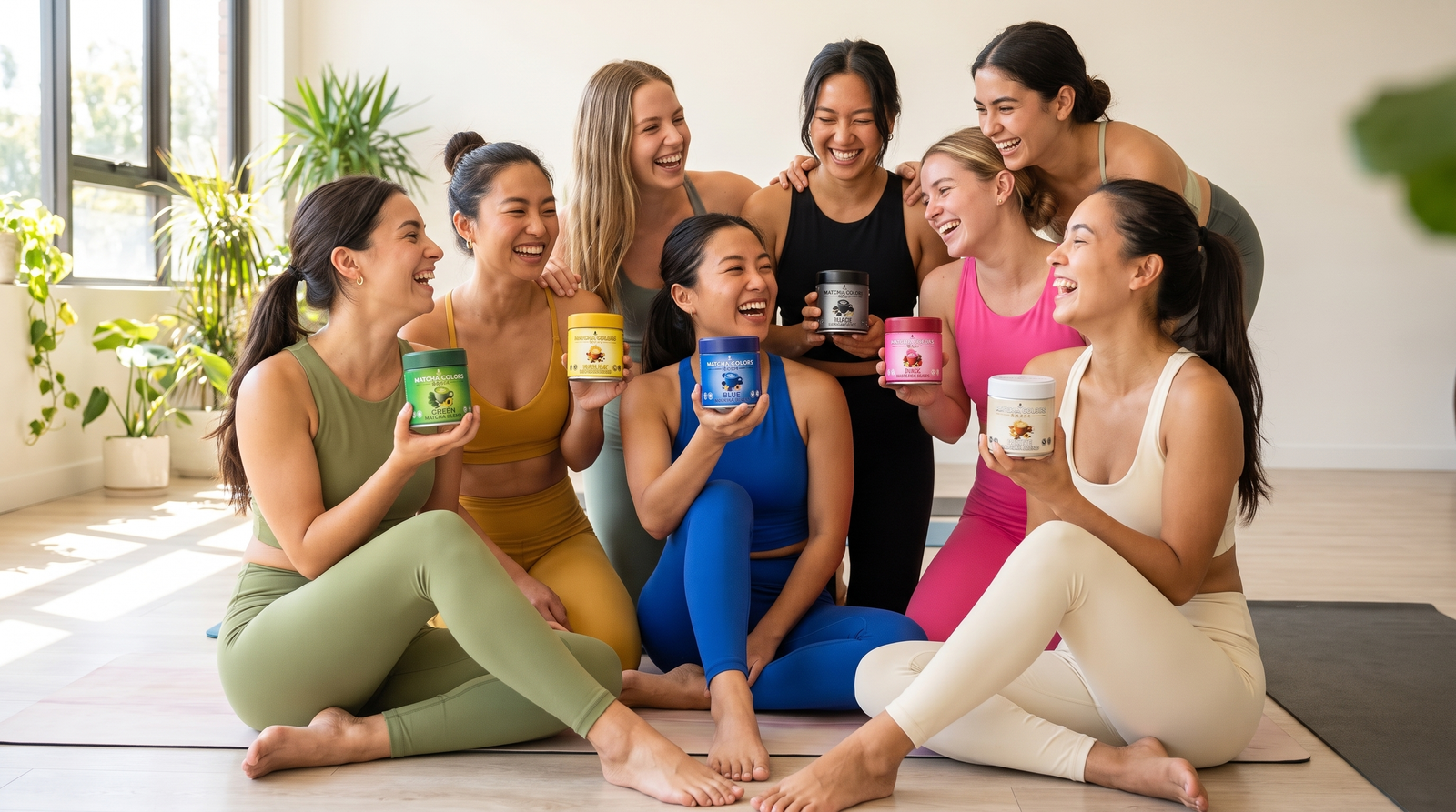 Explosión de los seis colores de matcha — descubre el tuyo